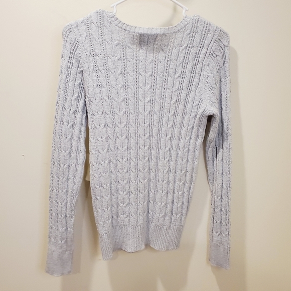St John's Bay  women's gray Sweater size S NWT - Picture 6 of 8